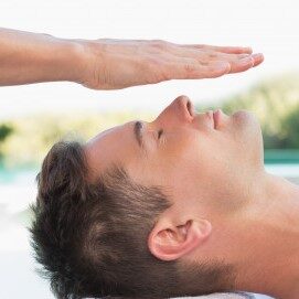 reiki homem trilho de luz